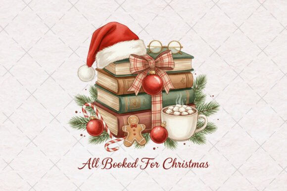 Book Lover Christmas PNG: A Review of Seasonal Illustrations for Branding