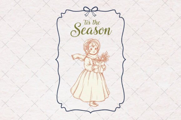 Christmas Girl Frame Hand-drawn PNG: A Review for Illustrations and Web Design