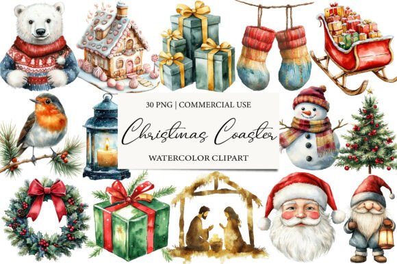 Christmas Square Coaster Png, Truck Png