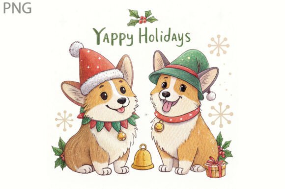 Dog, Christmas Dog, Cute Dog, Christmas: A Designer’s Review of Seasonal Illustrations
