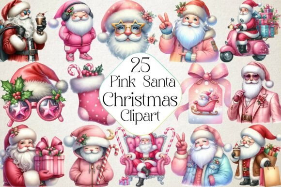 Pink Trendy Christmas Santa Png: A Crafter’s Review
