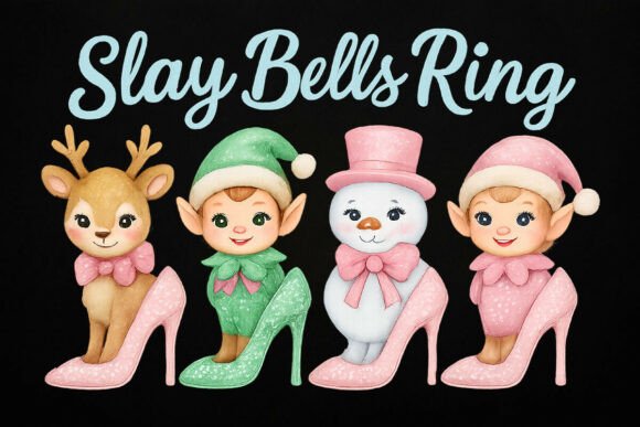 Slay Bells Ring Christmas PNG: A Designer’s Review for Branding and Illustrations