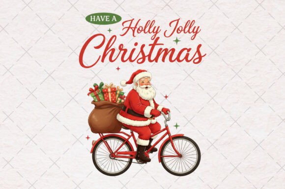 Vintage Santa Christmas PNG Review for Illustrations and Sellers